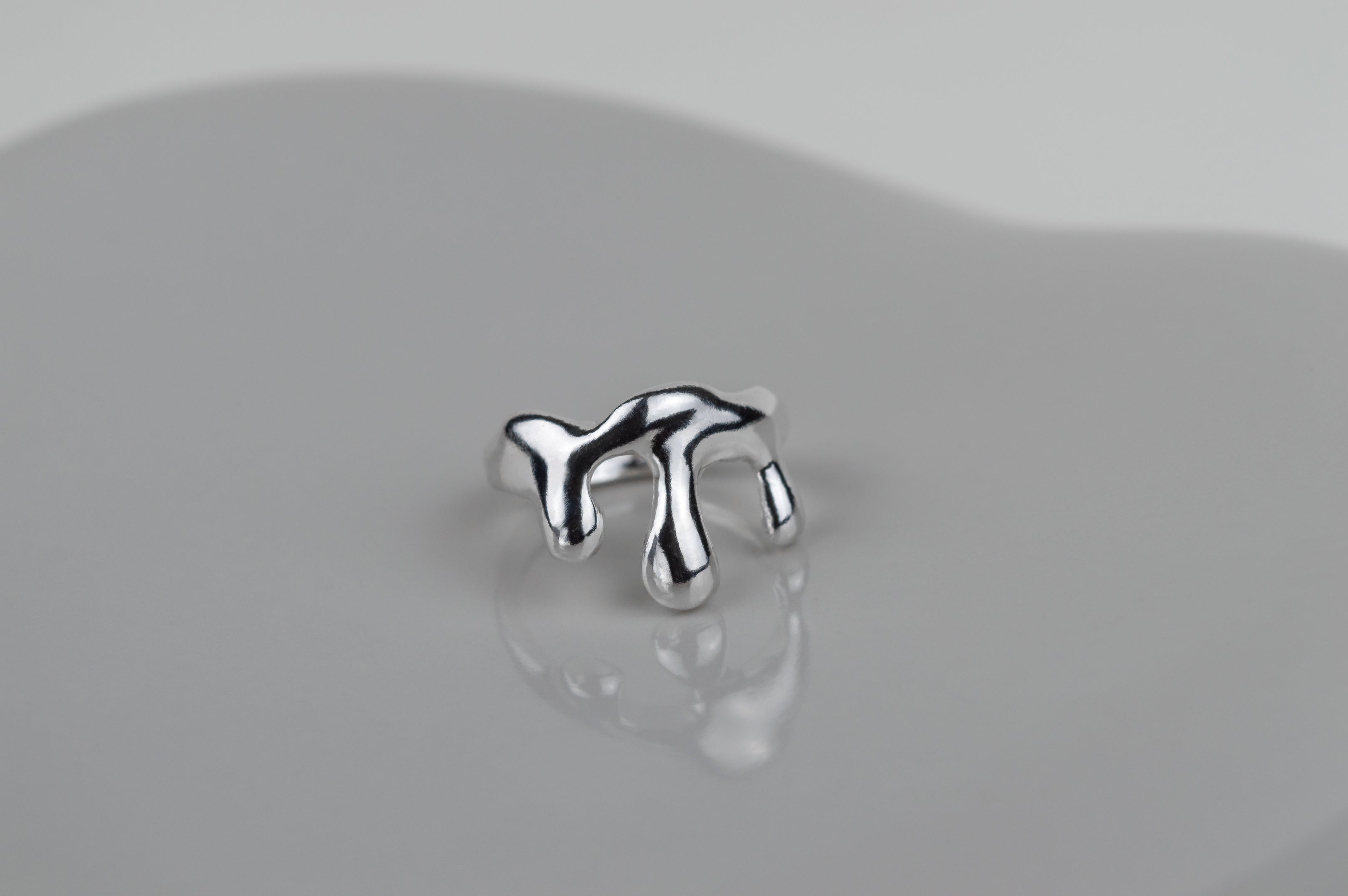Ren Jewelry - Handcrafted silver 925 - Melt Drop Ring