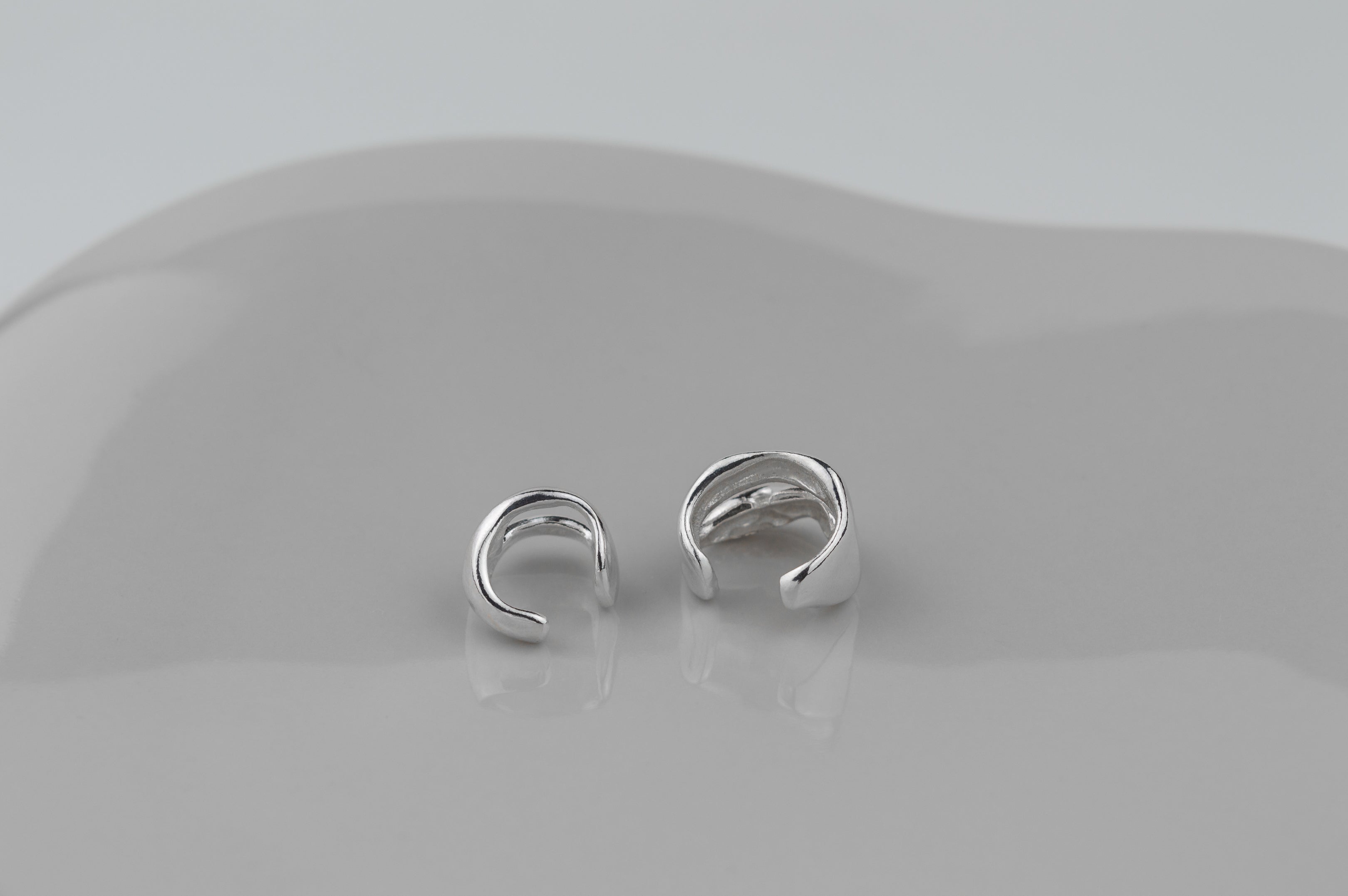 Ren Jewelry - Handcrafted Silver 925 - Melt Collection - Melt Ear Cuffs