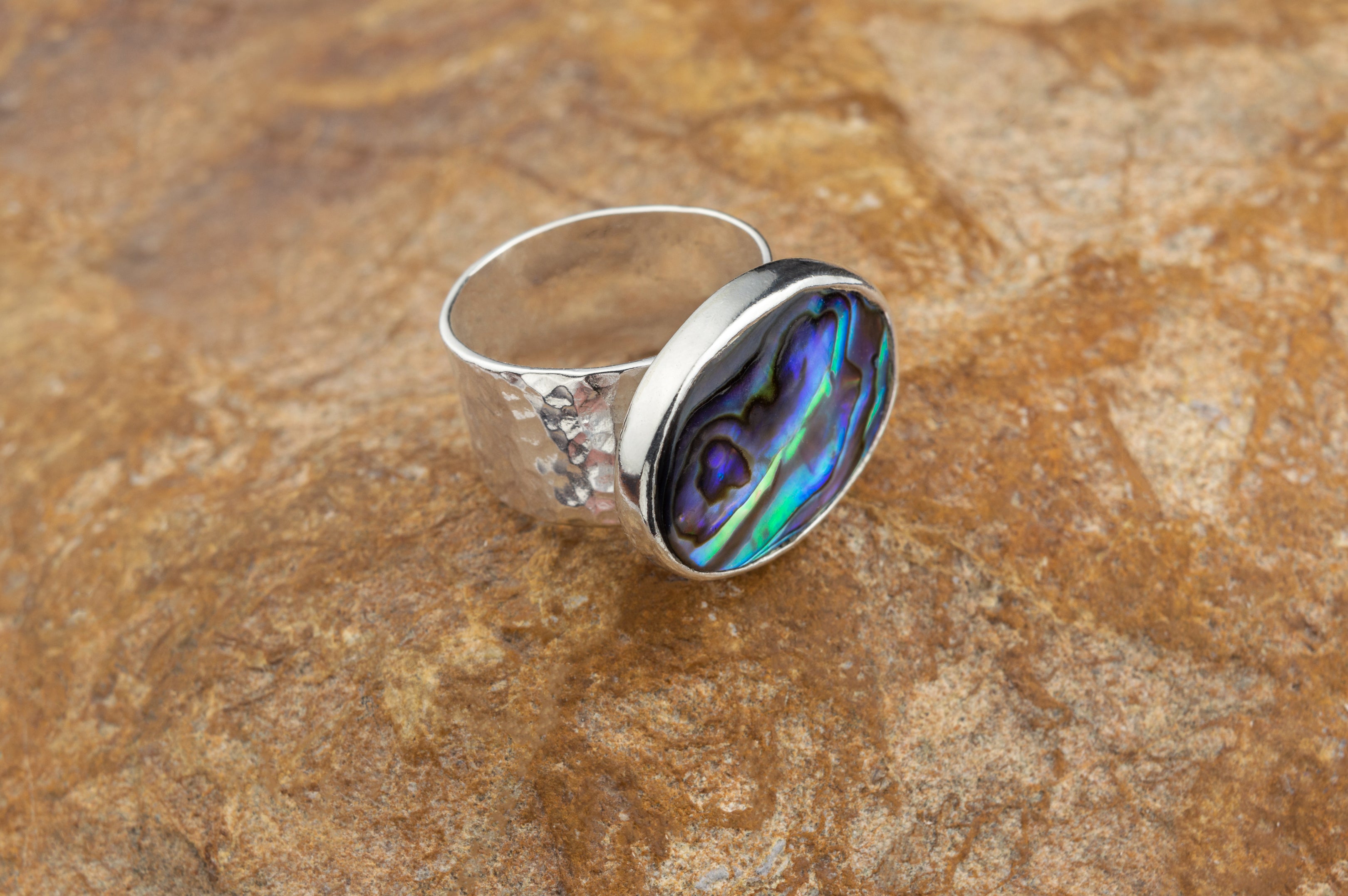Ren Jewelry - Handcrafted silver 925 - Abalone Ring II