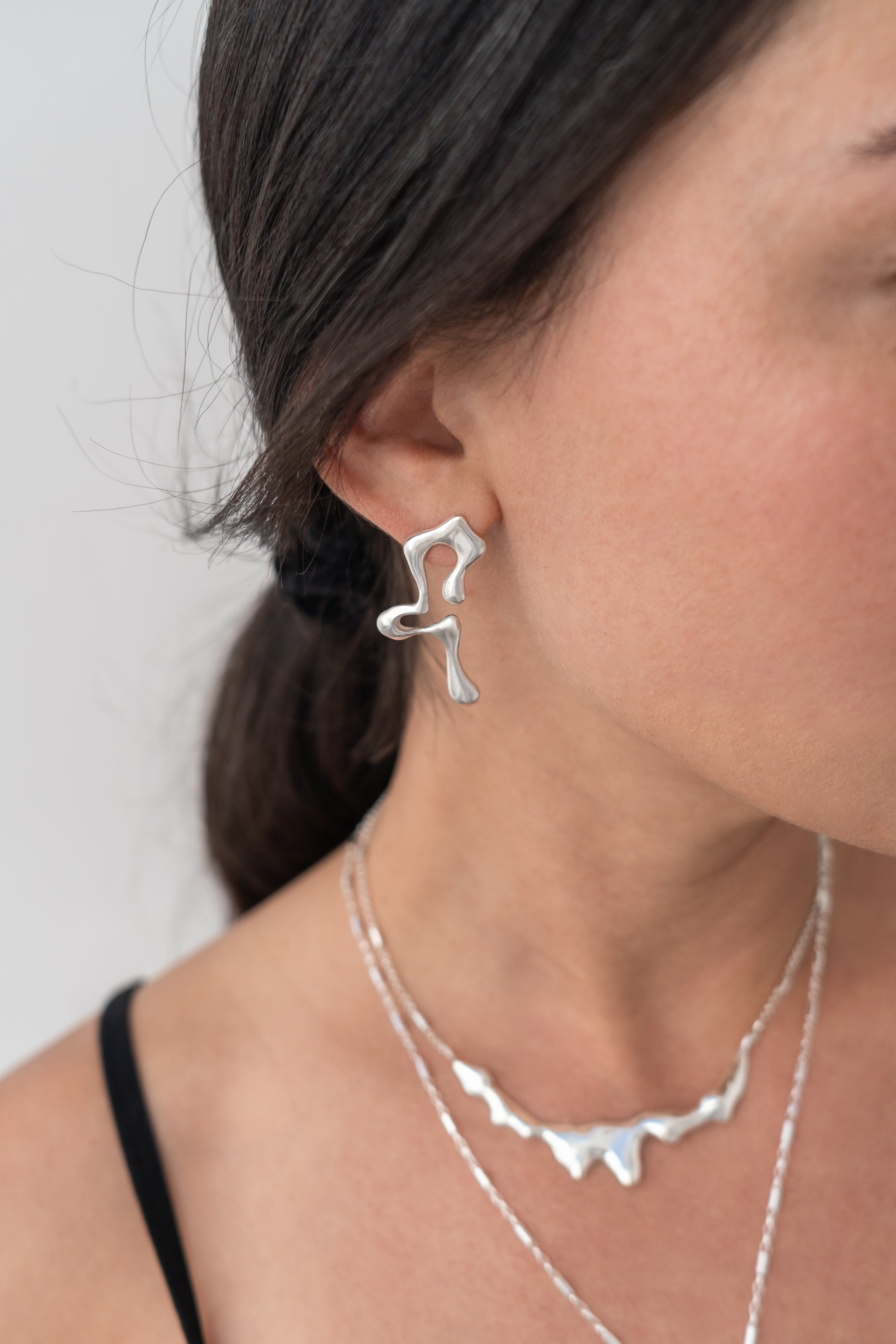 Ren Jewelry - Handcrafted silver 925 - Melt Flow Earrings